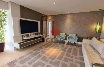 Apartamento com 3 dormitórios à venda, 126 m² - vila floresta - santo andré/sp