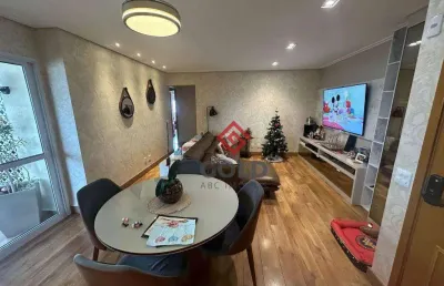 Apartamento com 3 dormitórios à venda, 126 m² - vila floresta - santo andré/sp