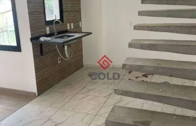Cobertura com 2 dormitórios à venda, 96 m² - parque oratório - santo andré/sp