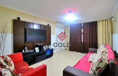 Sobrado com 3 dormitórios à venda, 241 m² por r$ 850.000,00 - utinga - santo andré/sp