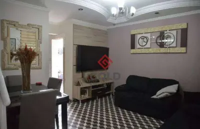 Sobrado com 2 dormitórios à venda, 78 m² por r$ 530.000,00 - utinga - santo andré/sp