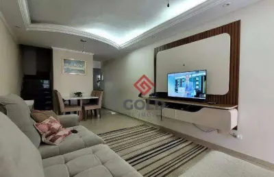 Casa com 3 dormitórios à venda, 109 m² por r$ 650.000,00 - vila homero thon - santo andré/sp