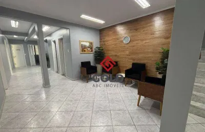 Andar corporativo para alugar, 144 m² por r$ 7.210,00/mês - centro - santo andré/sp