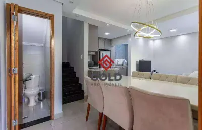 Sobrado com 2 dormitórios à venda, 133 m² por r$ 760.000,00 - vila curuçá - santo andré/sp