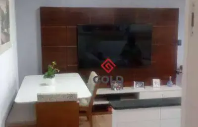 Apartamento com 2 dormitórios à venda, 58 m² por r$ 477.000,00 - vila valparaíso - santo andré/sp