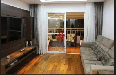 Apartamento com 3 dormitórios para alugar, 175 m² por r$ 11.046,00/mês - jardim - santo andré/sp