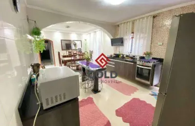Sobrado com 3 dormitórios à venda, 150 m² por r$ 685.000,00 - parque capuava - santo andré/sp