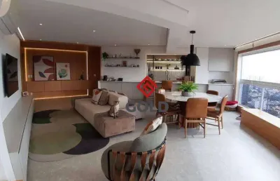 Apartamento com 3 dormitórios à venda, 160 m² por r$ 2.200.000,00 - vila guiomar - santo andré/sp