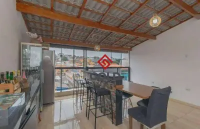 Cobertura com 2 dormitórios à venda, 90 m² por r$ 498.000,00 - parque capuava - santo andré/sp