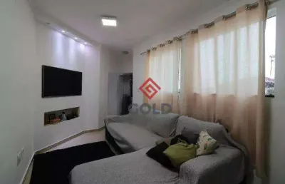 Cobertura com 2 dormitórios, 90 m² - venda por r$ 360.000,00 ou aluguel por r$ 2.502,00/mês - parque capuava - santo andré/sp