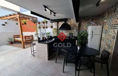 Sobrado com 3 dormitórios à venda, 211 m² por r$ 1.400.000,00 - vila assunção - santo andré/sp