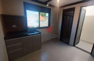 Kitnet com 1 dormitório para alugar, 20 m² por r$ 2.050,01/mês - bangu - santo andré/sp