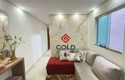 Cobertura com 2 dormitórios à venda, 96 m² por r$ 522.000,00 - parque novo oratório - santo andré/sp