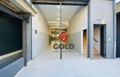 Galpão para alugar, 530 m² por r$ 13.500,00/mês - jardim guarará - santo andré/sp
