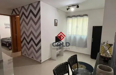 Cobertura com 2 dormitórios para alugar, 80 m² por r$ 3.290,00/mês - vila assunção - santo andré/sp