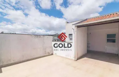 Cobertura com 2 dormitórios à venda, 84 m² por r$ 300.000,00 - cidade são jorge - santo andré/sp
