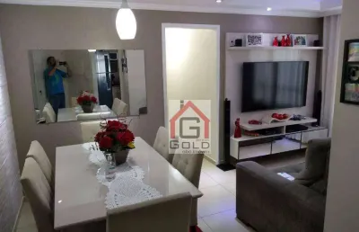 Apartamento com 3 dormitórios à venda, 60 m² por r$ 373.000,00 - parque marajoara - santo andré/sp