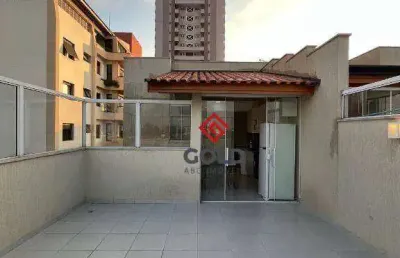 Cobertura com 2 dormitórios à venda, 89 m² por r$ 580.000,00 - campestre - santo andré/sp
