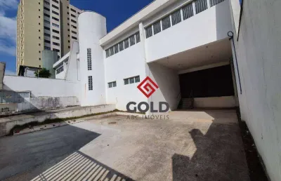 Galpão para alugar, 300 m² por r$ 16.400,00/mês - campestre - santo andré/sp