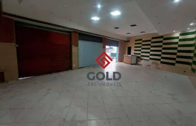 Salão para alugar, 215 m² por r$ 7.500,00/mês - parque novo oratório - santo andré/sp
