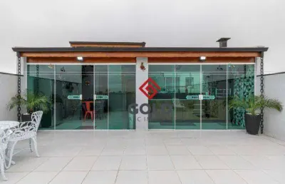 Cobertura com 3 dormitórios à venda, 168 m² por r$ 850.000,00 - vila alto de santo andré - santo andré/sp