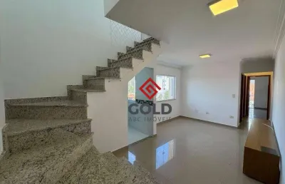 Apartamento duplex com 2 dormitórios, 90 m² - venda por r$ 500.000,00 ou aluguel por r$ 3.310,00/mês - parque são vicente - mauá/sp