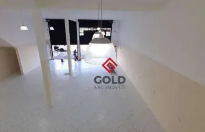 Galpão para alugar, 220 m² por r$ 10.000/mês - jardim santo alberto - santo andré/sp