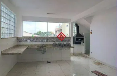 Salão para alugar, 240 m² por r$ 3.700,00/mês - vila assunção - santo andré/sp