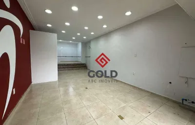 Salão para alugar, 70 m² por r$ 3.500,00/mês - centro - santo andré/sp