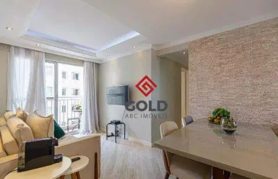 Apartamento à venda, 50 m² por r$ 350.000,00 - vila homero thon - santo andré/sp
