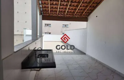 Cobertura com 3 dormitórios à venda, 146 m² por r$ 740.000,00 - campestre - santo andré/sp