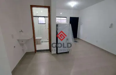 Kitnet com 1 dormitório para alugar, 22 m² por r$ 1.300,01/mês - vila curuçá - santo andré/sp