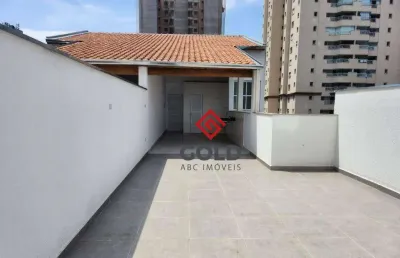 Cobertura com 3 dormitórios à venda, 146 m² por r$ 850.000,00 - campestre - santo andré/sp