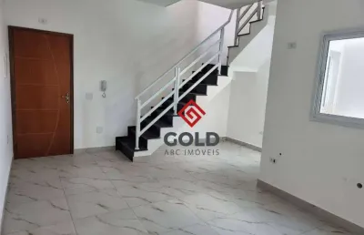 Cobertura com 3 dormitórios à venda, 163 m² por r$ 890.000,00 - campestre - santo andré/sp