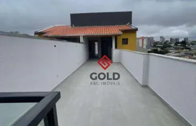 Cobertura com 2 dormitórios, 92 m² - venda por r$ 520.000,00 ou aluguel por r$ 2.800,00/mês - vila são pedro - santo andré/sp
