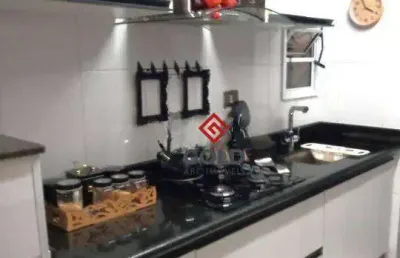 Apartamento com 2 dormitórios, 57 m² - venda por r$ 309.000,00 ou aluguel por r$ 2.160,00/mês - jardim das maravilhas - santo andré/sp