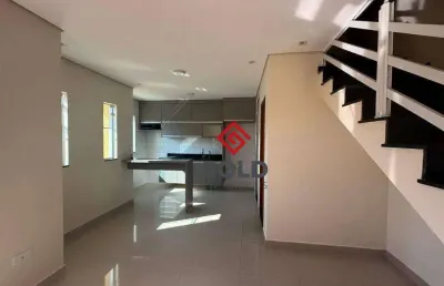 Sobrado com 2 dormitórios para alugar, 70 m² por r$ 3.655,66/mês - parque oratório - santo andré/sp