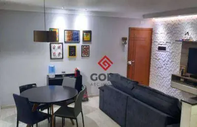 Cobertura com 2 dormitórios à venda, 90 m² por r$ 480.000,00 - vila eldízia - santo andré/sp