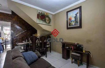 Sobrado com 3 dormitórios à venda, 210 m² por r$ 500.000,00 - vila bela vista - santo andré/sp