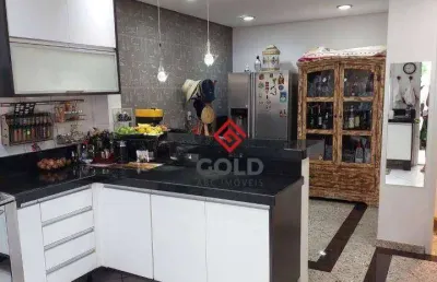 Sobrado com 3 dormitórios à venda, 130 m² por r$ 960.000,00 - vila scarpelli - santo andré/sp