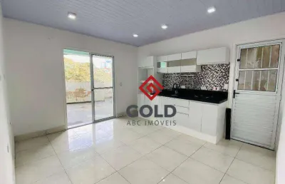 Casa com 1 dormitório para alugar, 55 m² por r$ 1.441,70/mês - vila bela vista - santo andré/sp