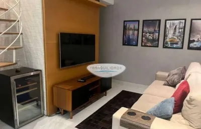 Apartamento duplex para alugar, 95 m² por r$ 5.081,99/mês - morumbi - são paulo/sp