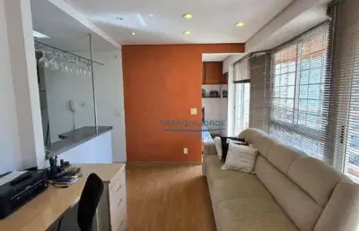 Apartamento com 1 dormitório, 48 m² - venda por r$ 390.000,00 ou aluguel por r$ 3.130,00/mês - morumbi - são paulo/sp