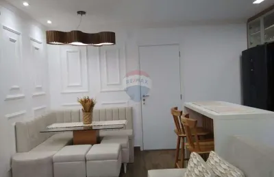 Apartamento mobiliado com lazer completo próximo ao shopping maia - 58m² por r$ 575.000,00
