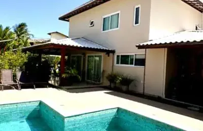 4 quartos 3 suítes piscina decorada à venda lauro de freitas ba