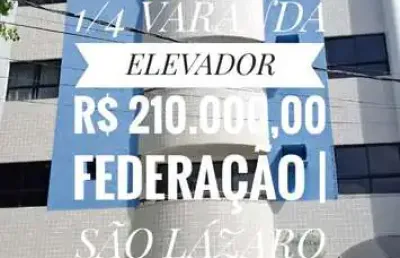 1 quarto 43 m2 varanda oportunidade única r$ 210.000,00 salvador ba