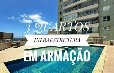 3 quartos 2 suítes 109 m2 varandão decorado em armação salvador ba