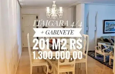 Imóvel de luxo: apartamento 4 quartos com 2 suítes na itaigara, salvador-ba  201m², 2 vagas e área de lazer completa!