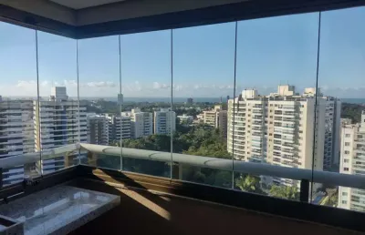 Apartamento à venda em alphaville i, salvador-ba: 2 quartos, 1 suíte, varanda gourmet e vista para o mar!