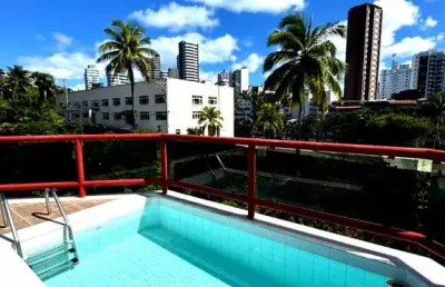 Cobertura de luxo à venda em ondina, salvador-ba: 4 suítes, piscina privativa e vista mar!
